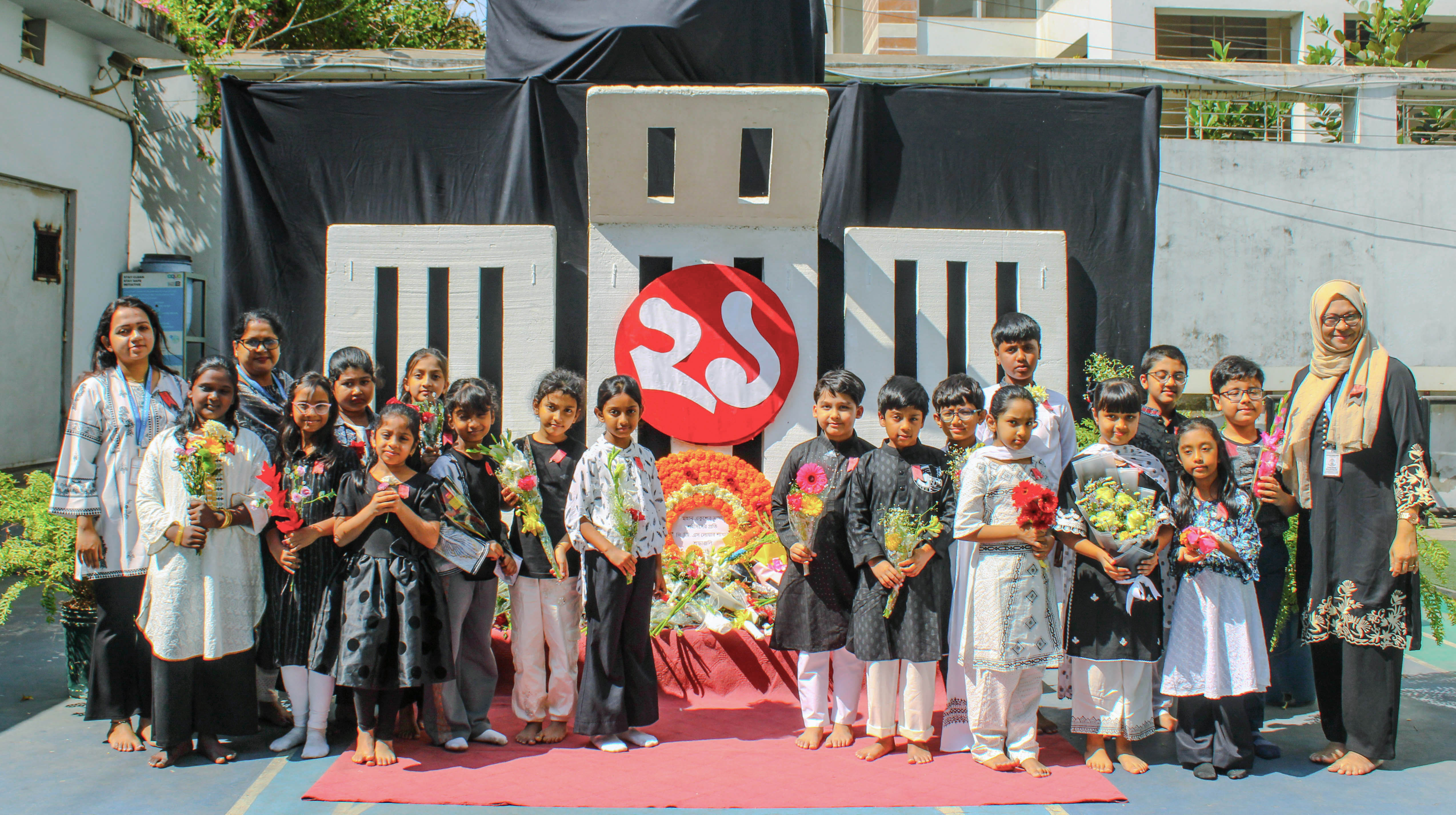 The Lower School observed Language Martyrs’ Day with great respect and enthusiasm. Students learned about the importance of the Bangla language and the sacrifices made by the language martyrs. Through age-appropriate activities, our young learners reflected on the value of linguistic heritage and developed a sense of pride in their mother tongue.