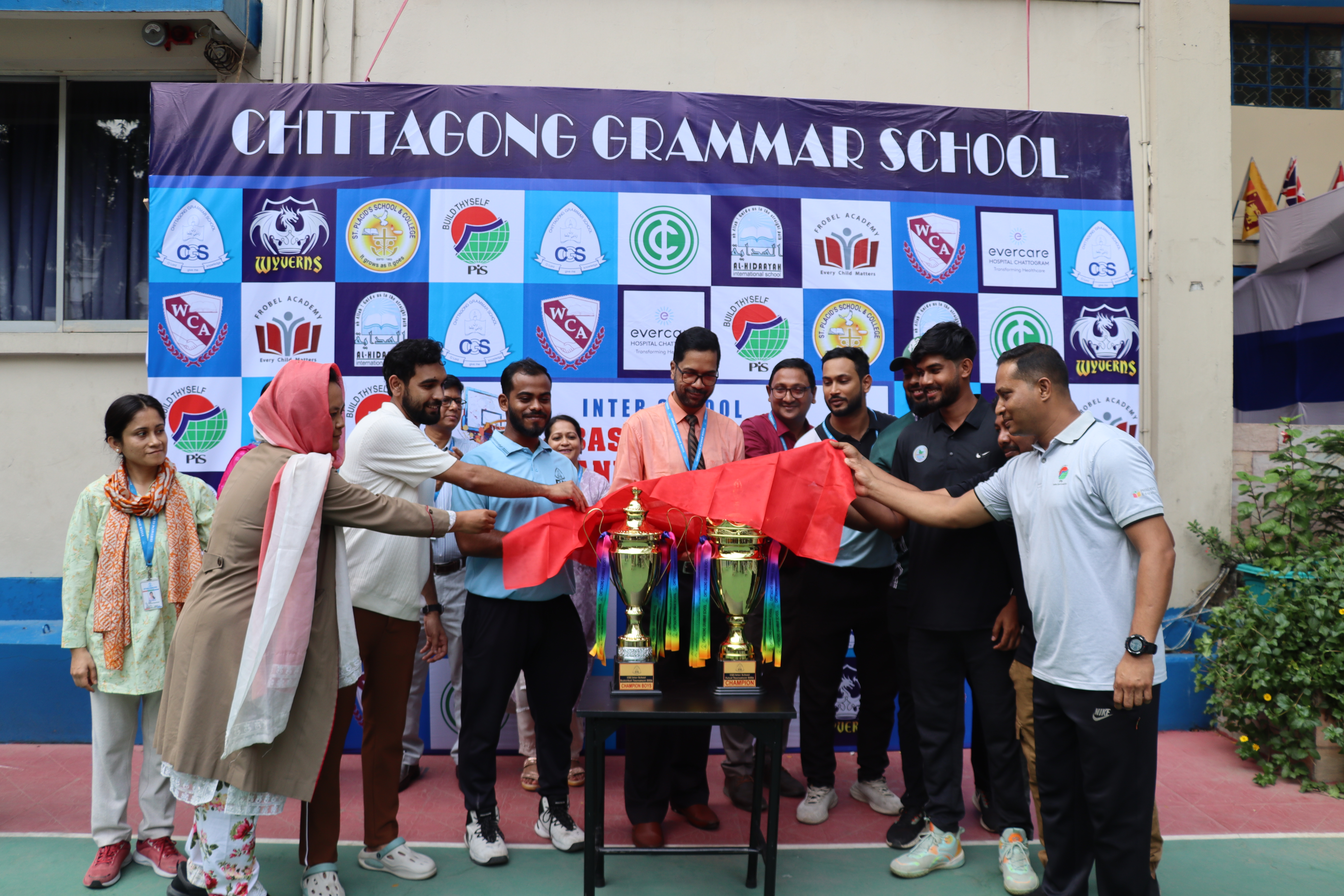 CGS proudly hosted the Inter-School Basketball & Futsal Tournament 2026 (16–18 April), bringing together students from schools across Chattogram in a spirited display of skill, teamwork and sportsmanship.