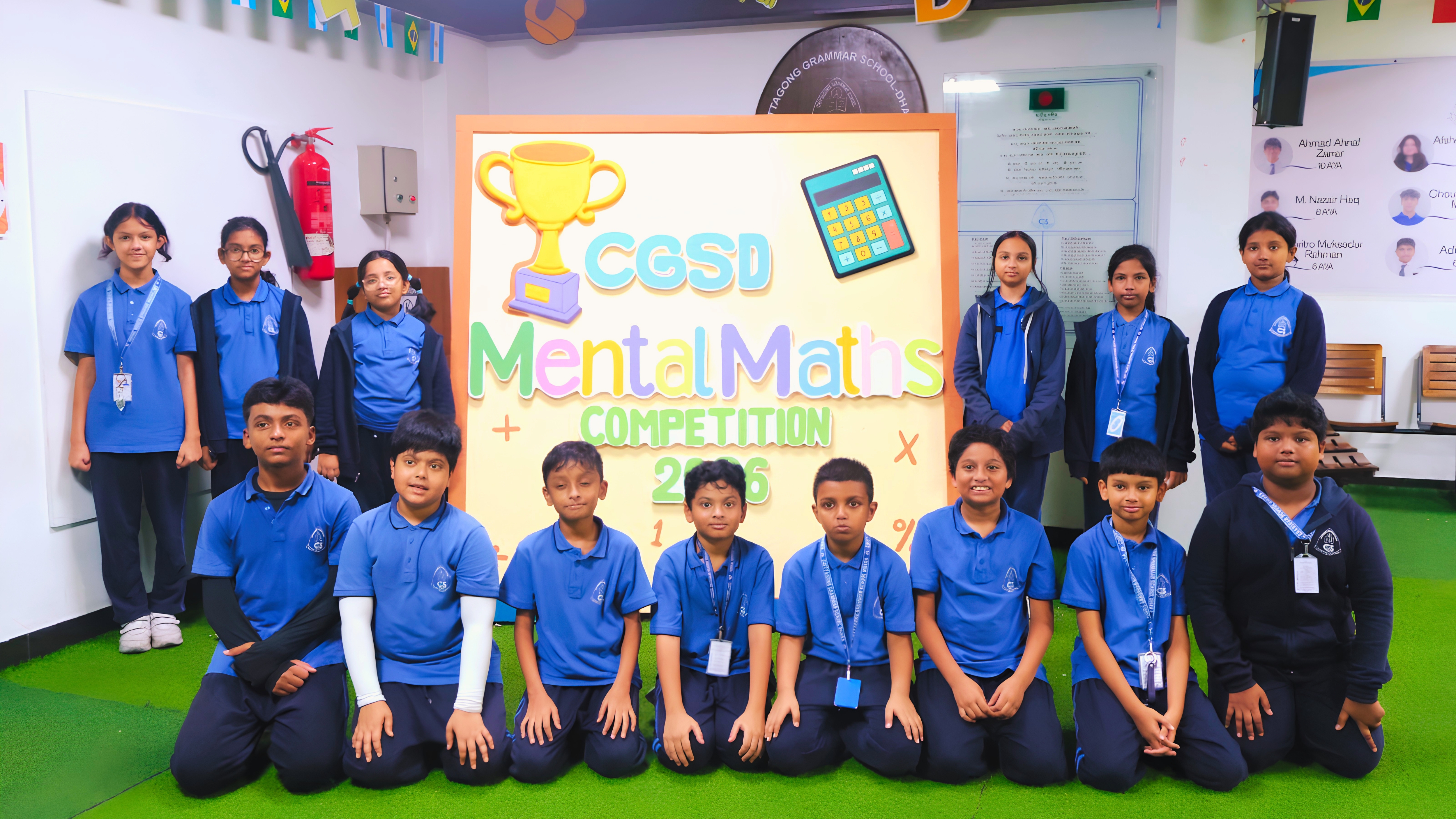  Mental Math Competition: Students from Kindergarten to Grade 4 demonstrated impressive numerical skills during the CGSD Mental Math Competition held throughout May and June.  Their ability to solve complex calculations mentally was both inspiring and remarkable, highlighting strong problem-solving abilities and mathematical confidence.