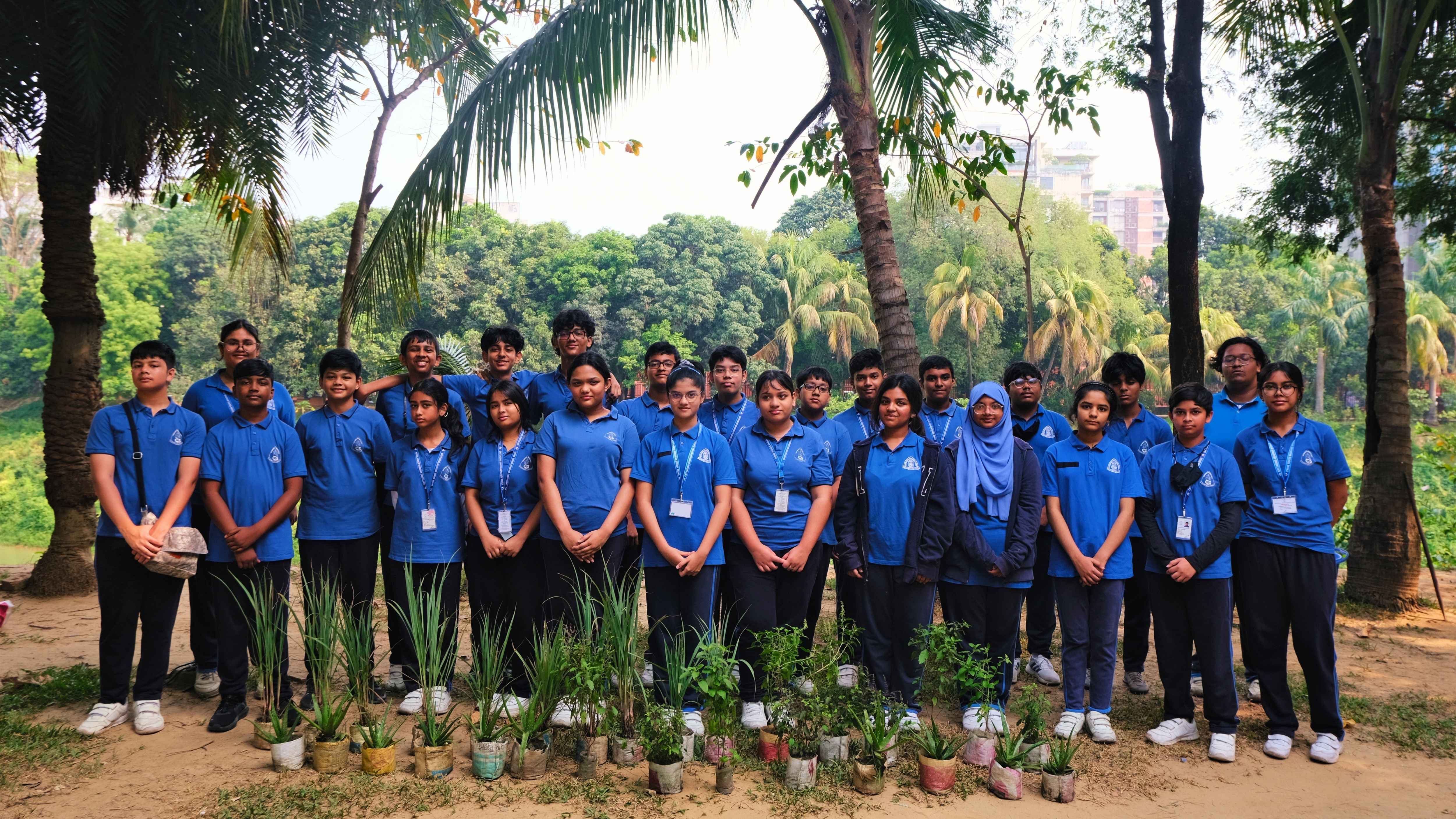 Environmental Stewardship:  Our students took a meaningful step towards a greener future by planting trees in the park as part of the Environmental Stewardship: Planting Trees Initiative.Through this activity, they not only contributed to the environment but also learned the importance of caring for our planet. Every tree planted today is a promise for a better tomorrow.